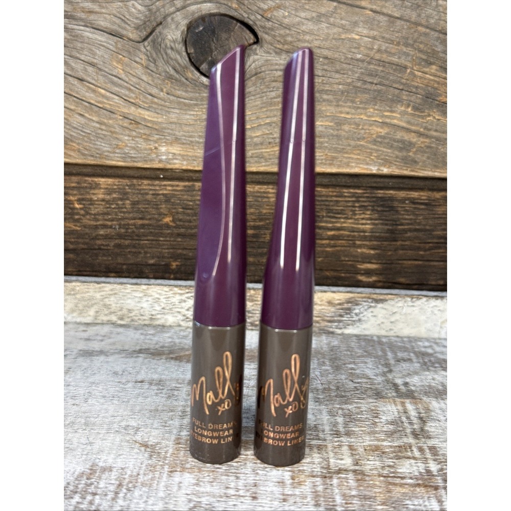 Mally Full Dreams Longwear Eyebrow Liner Dark Brown 2 Pack NWOB | MSRP = $40